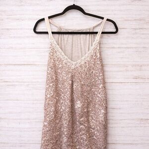 Sequin Sleeveless Top